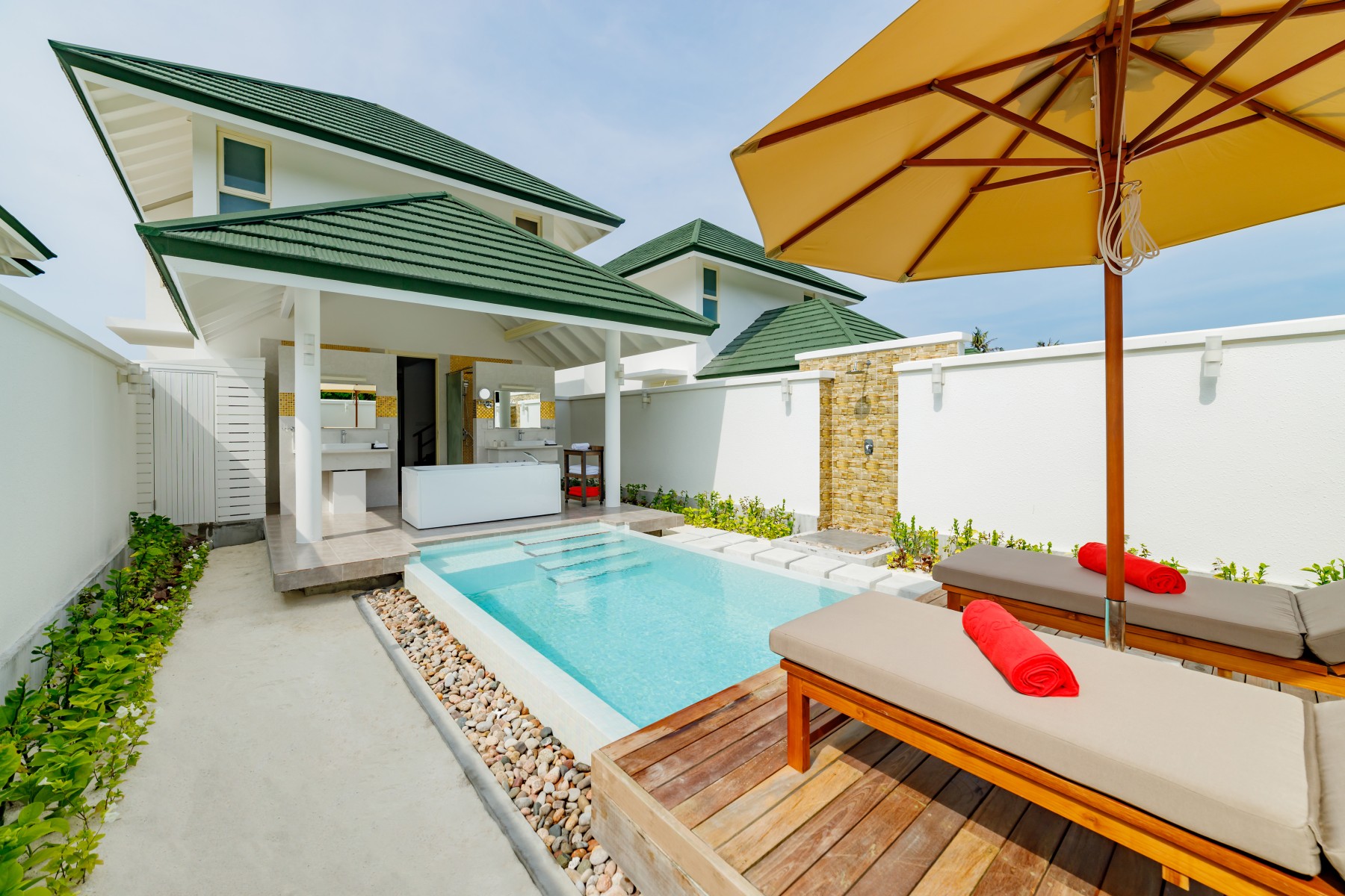 Beach Residence à 2 étages avec Piscine